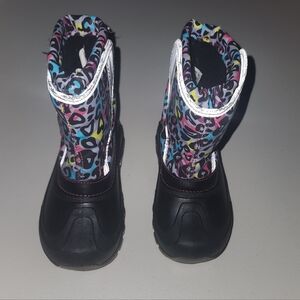 Members Mark Insulated Light Up Bottoms Snow Boots Size 9/10